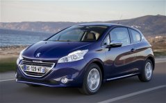 Naslon za roke Peugeot 208, Črna, eko usnje