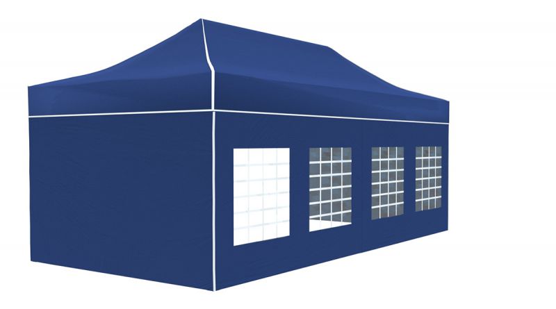 Škarjasti šotor 3x6 modre Premium quality