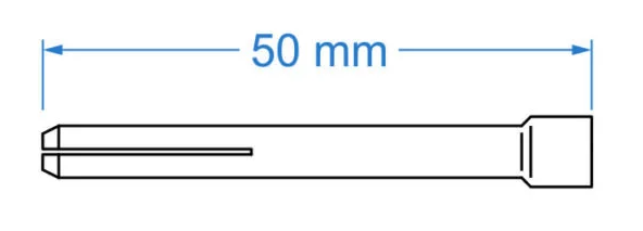 Медна втулка за TIG, диаметър 2,4 mm T-17/18/26