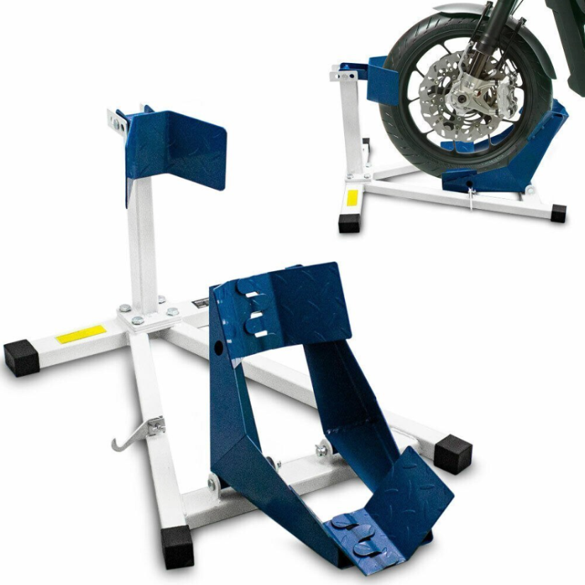 Motor állvány első kerékhez White/Blue HD17066