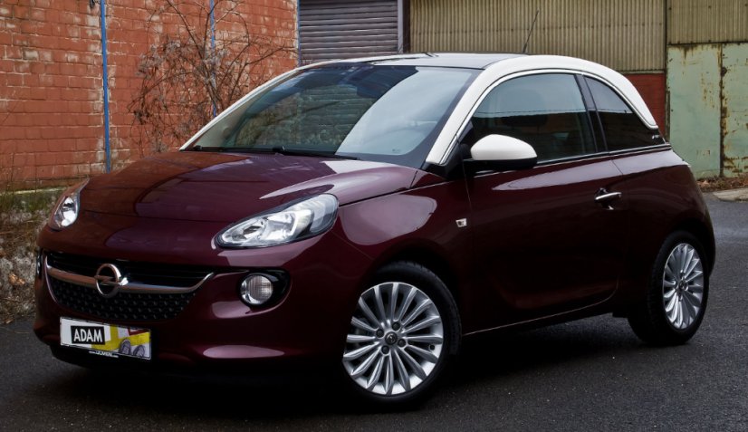 Cotieră Opel ADAM - Armster 2, piele-eco, gri