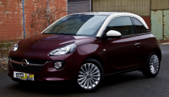 Könyöktámasz Opel ADAM - Armster 2, fekete, öko-bőr