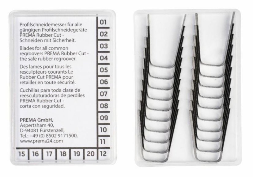 Vágópenge W Fix 5, PREMA futófelületvágóhoz 10-14mm, 20db