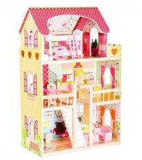 Pravljična hiška za lutke PINK HOUSE