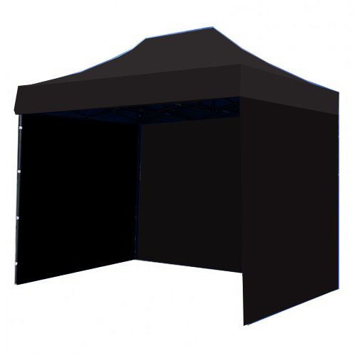 Összecsukható sátor 2x3 Fekete HQ