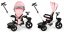 Otroški tricikel z vrtljivim sedežem KIDS Pink