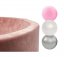 Suhi bazen z žogicami 150kos 90x30cm roza Velvet M Princess