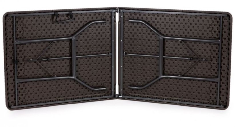 Klappbarer Campingtisch 180cm Brown Rattan