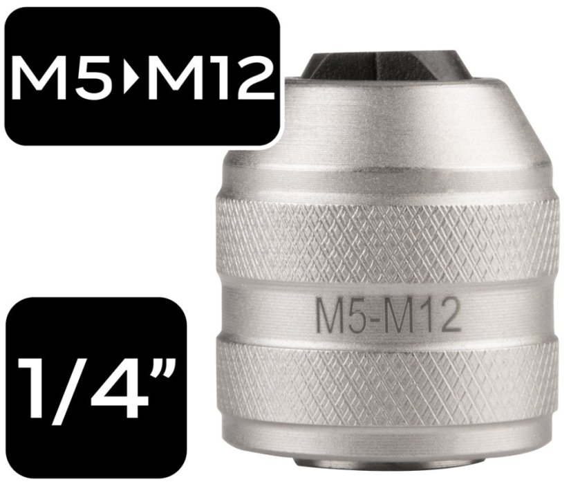 Adapter csapokhoz, 1/4" DR M5-M12 12-905 12-905