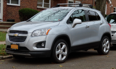 Подлакътник Chevrolet TRAX - Armster 2, cив, еко кожа