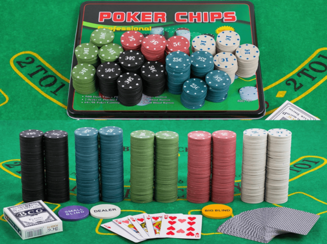 Set de poker - 500 de jetoane