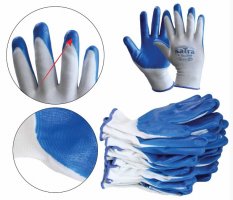 Защитни ръкавици с нитрилно покритие. 9 S-GLOV9