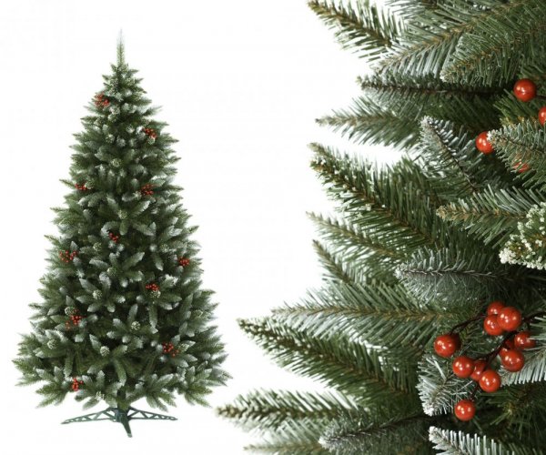 Božično drevo smreka 180 cm Luxury Diamond z jerebiko