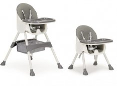 Gyermek étkező szék 2 az 1-ben  Grey