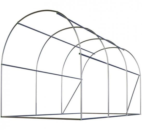 Garten Foliengewächshaus 2x3,5m mit UV-Filter STANDARD