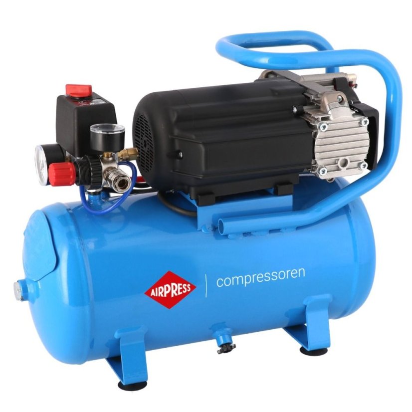 Csendes, olajmentes kéthengeres kompresszor LMO 15-210 10 bar 0,75 LE/0,55 kW 125 l/min 15 l 36750