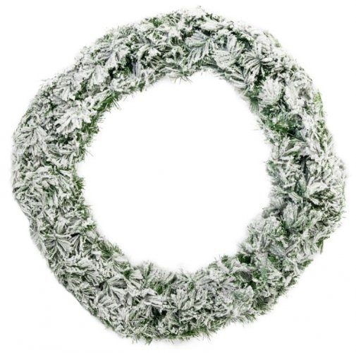 Božični venec 45 cm Snowy Diamonds