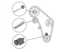 Комплект за блокировка на раздатката от 3 части VW, Seat, Skoda, Audi, Ford Galaxy 1.2, 1.4, 1.9 TDI, 2.0 SDI TDI