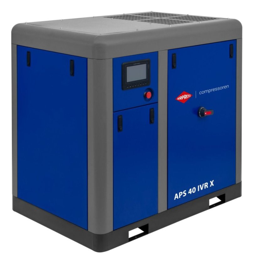 Csavarkompresszor APS 40 IVR X 10 bar 40 LE/30 kW 1050-4500 l/min 369440-IVR