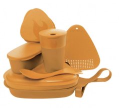 Camping-Besteck-Set 8-teilig Orange