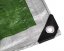 Prelată verde - argintiu 5x6m 130g/m2 FXG
