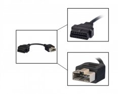 Cablu adaptor OBD II - Honda 5 pini