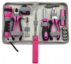 Werkzeug-Set 23 Stk. in Rosa G10107
