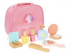 Комплект детска дървена козметика с чанта UNICORN
