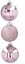 Božične kroglice za drevo 5cm 24 kos Pink