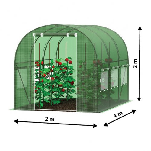 Vrtni rastlinjak 2X4m z UV filtrom PREMIUM