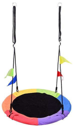Gugalnica - štorkljino gnezdo Multicolor 100cm