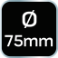 75 mm-es gumikalapács, 680 g 25-053