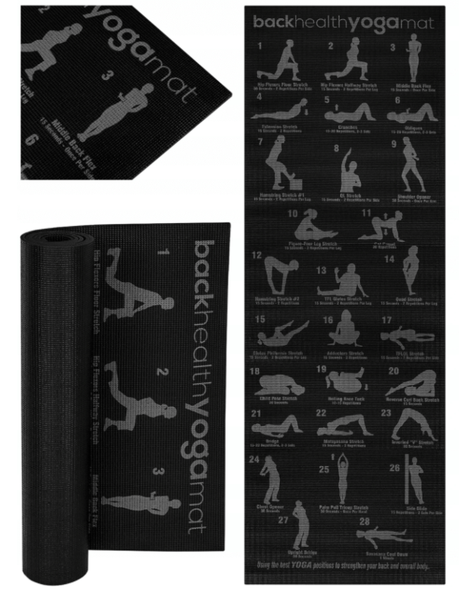 Saltea Youga Yoga Mat Black