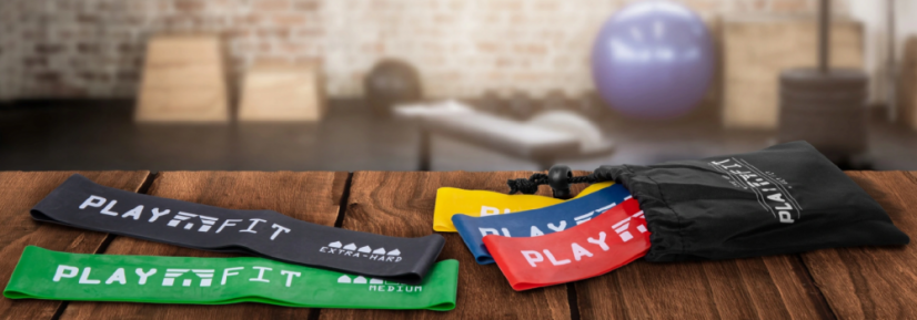 Benzi elastice pentru exerciţii 5buc PLAYFIT