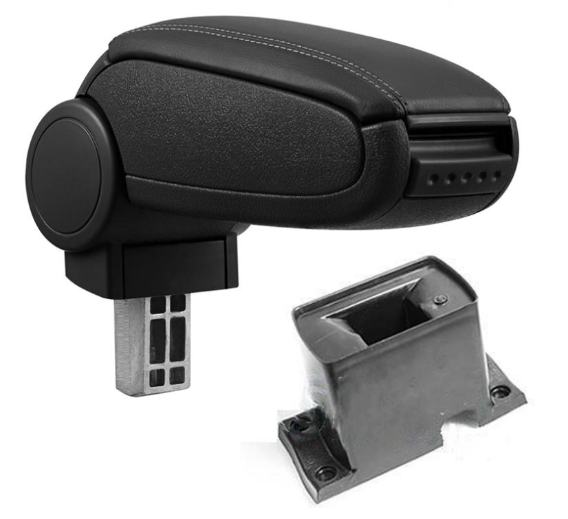 Könyöktámasz VW PASSAT B5 - műanyag adapter, fekete, öko-bőr