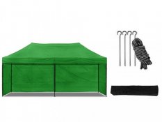 Összecsukható sátor 3x6 Zöld All-in-One