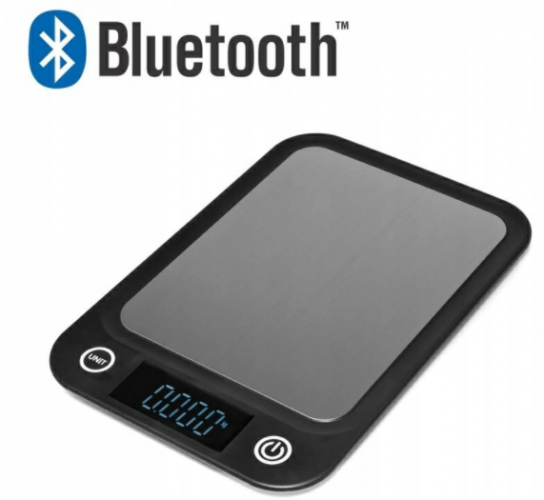 Kuhinjska tehtnica Bluetooth ECO Black