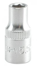 Вложка 1/4"5,5 mm къса YT-1404