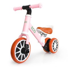 Dječji bicikl bez pedala / guralica 2u1 Pink Style