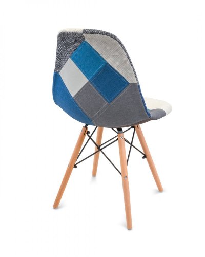 Blagovaonske stolice 4 komada patchwork Wave