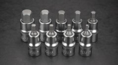 Gola sada 1/2" imbus 55mm, 9 ks sada 08-705