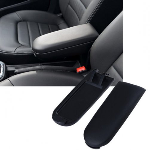 Capac pentru cotieră VW Golf 4 - Culoarea: Culoare neagră, Material: Husă cotieră din material textil