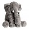 Plüsch weicher Elefant 45 cm, grau