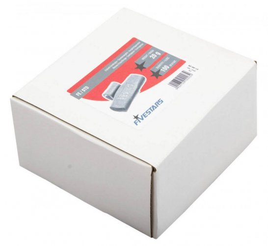 Кутия за стоманени противотежести за ламаринени джанти 20g/ 100pcs