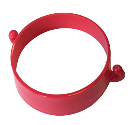 Univerzális piros gyűrű, lánc rögzítéséhez