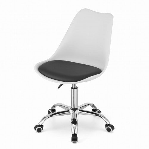 Bijelo-crna uredska stolica u skandinavskom stilu BASIC