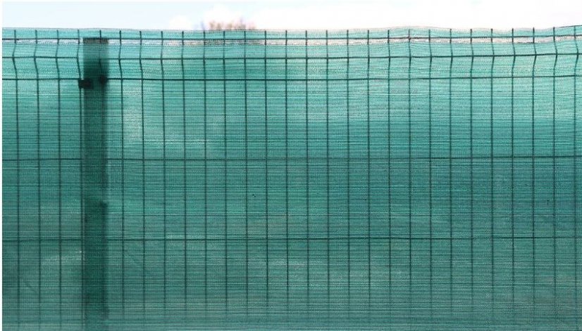 Árnyékoló háló zöld 2x20m 90% árnyék