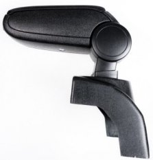 Naslon za ruku AUDI A4 (B6,B7) plastiÄŤni adapter, Crna, eko koža