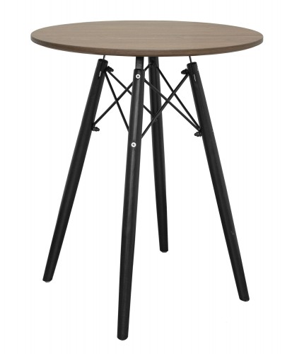 Kör asztal ANELLO Dark Ash 60cm