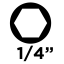 Csavarhúzóhegyek PZ2 x 25 mm, 100 db 56H624